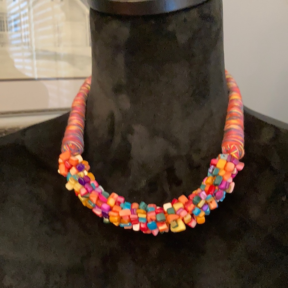 Caribbean Shell Choker Necklace